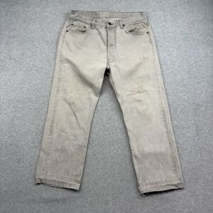 Vintage Levis 501 Jeans Mens 34x26 Denim Straight Leg Button Fly USA 80s 90s